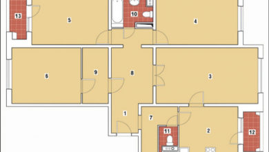 Фото - Перепланировка Четырехкомнатная квартира в доме серии П-3М: «Загорелый» интерьер в доме П-3М