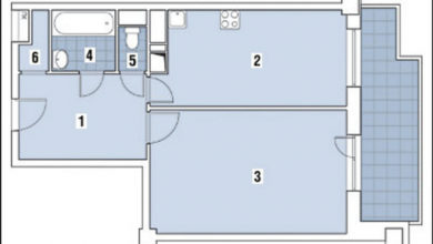 Фото - Перепланировка Однокомнатная квартира общей площадью 52м2: Фристайл как образ жизни в доме
